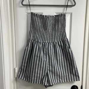 Strapless Romper